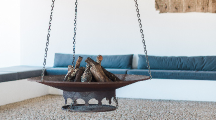 Wine tasting around the bonfire  